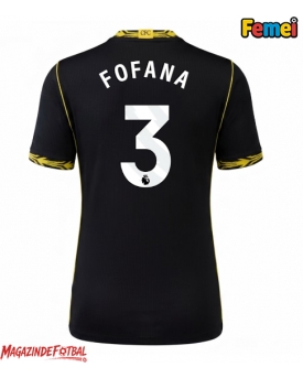 Chelsea Wesley Fofana #3 Tricou Fotbal Replică 2026-27 Femei Deplasare